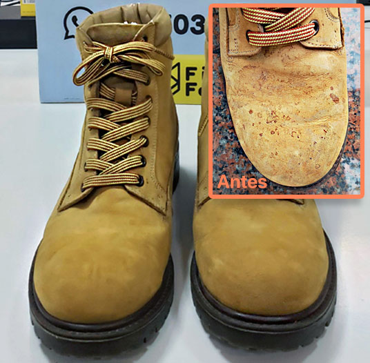 Limpieza de botas por FixFox